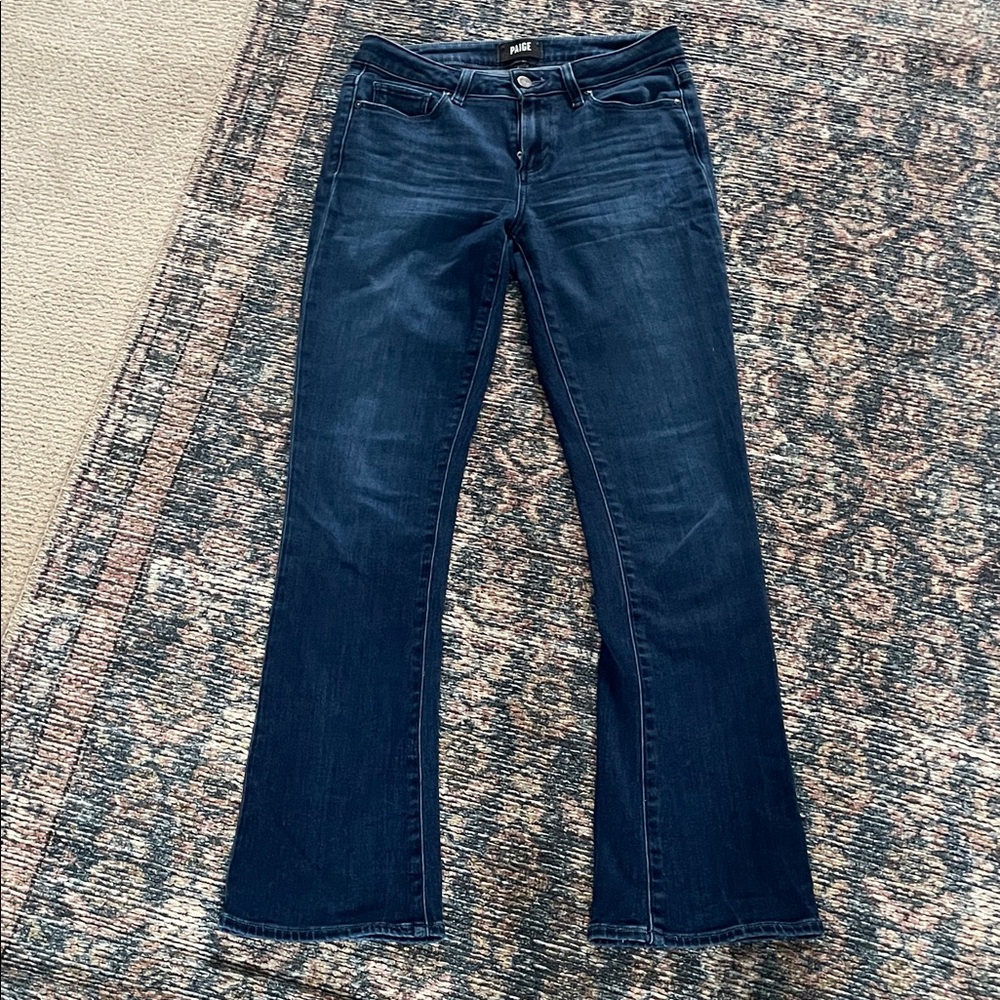 Paige Jeans - Dark Blue Wash Straight Leg